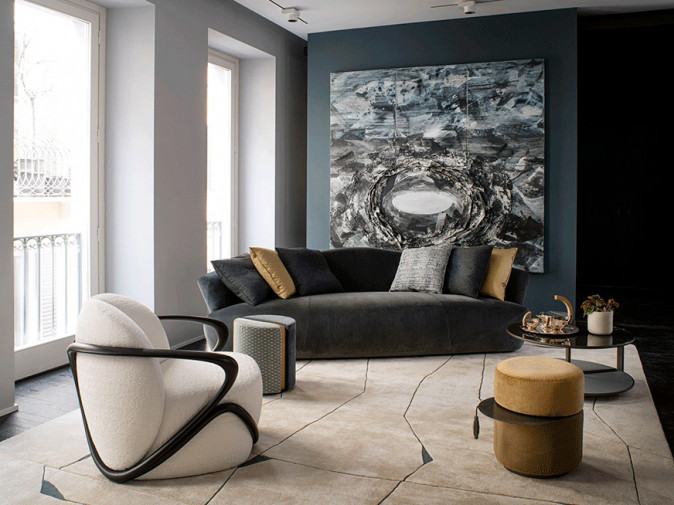 Пуфик Otto Blue