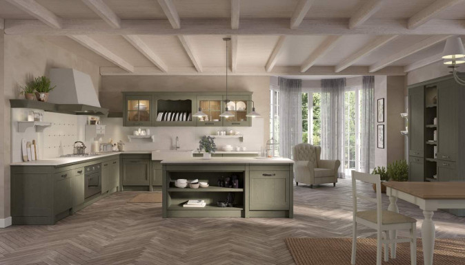 Кухня Positano British Moss