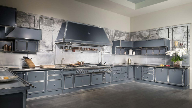 Кухня Steel Blue Grey