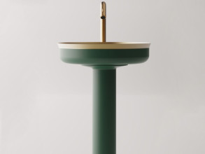 Раковина Undici Inox a colonna