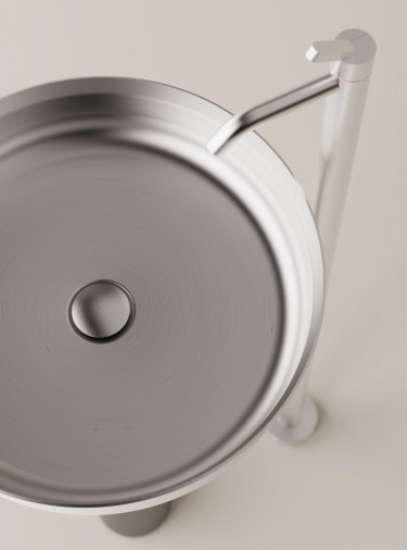 Раковина Undici Inox a colonna