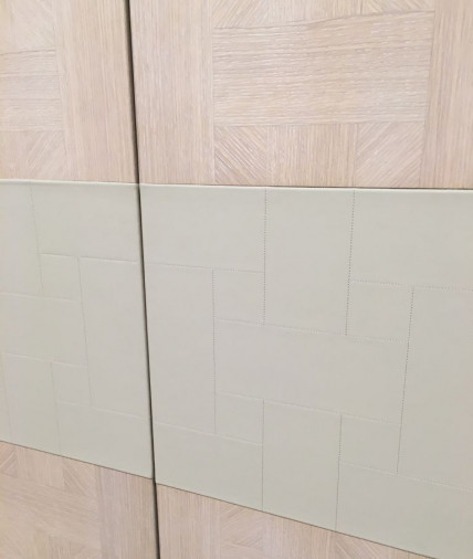 Шкаф Wood And Leather Weaving