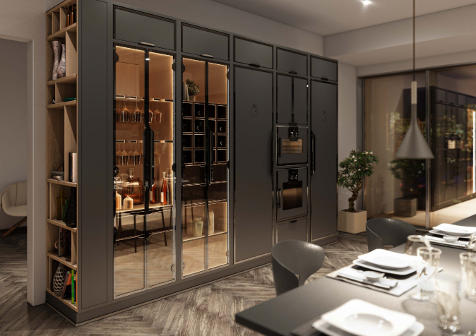 Кухня Ral 7043 Traffic Grey