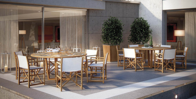 Стол обеденный Desert Rotondo