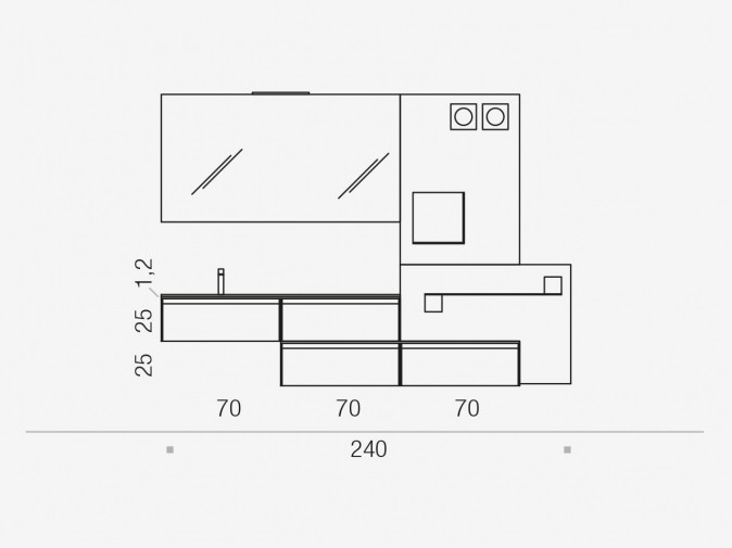 Тумба под раковину Escape
