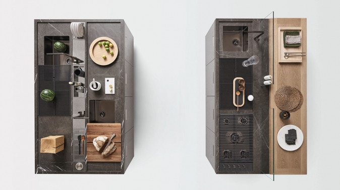 Кухня Italia Double Island