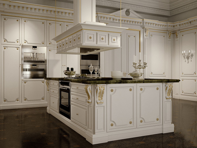 Кухня Romantica Ivory and gold