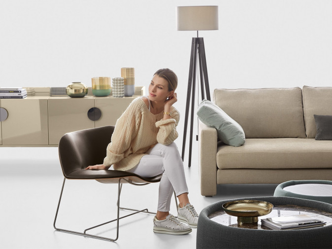 Кресло Lips Brown