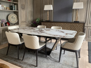 Стол обеденный Skorpio Keramik Breccia